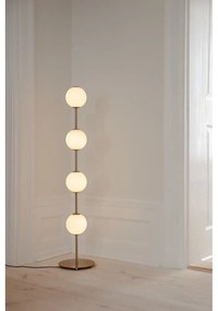 Lampadar alămiu LED cu intensitate reglabilă cu abajur din sticlă (înălțime 128 cm) Audrey Floor – UMAGE