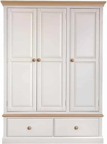 Dulap lemn masiv natur Sussane Gri/, 155 × 58 × 200 cm