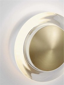 Aplica LED design decorativ AIRIDA Brass Gold