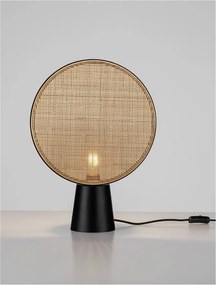 Veioza/Lampa de masa decorativa ratan natural, TIERRA D 35cm