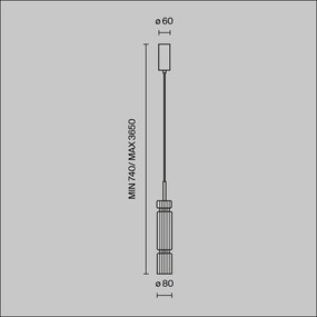 Pendul LED design modern decorativ Ordo