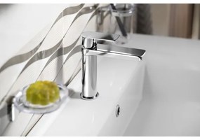 Baterie de lavoar Aqualine DAPHNE 15,5 cm crom lucios