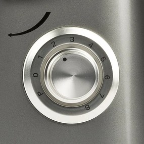 G3Ferrari G2016400 - Mixer de masă PASTAIO 8 l 1800W/230V cu două cârlige, crom mat