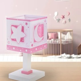 Dalber MOONLIGHT 63231NS - Lampă de noptieră LED pentru copii, 1xG4/4W/230V, roz