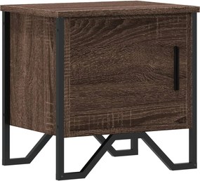 vidaXL Noptieră, stejar maro, 40x30x40 cm, lemn prelucrat