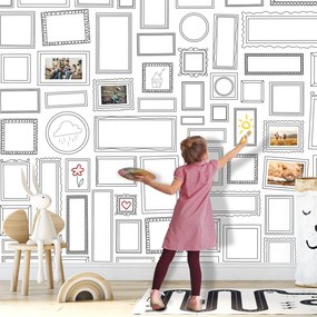 Fototapet - tapet desenat (147x102 cm)