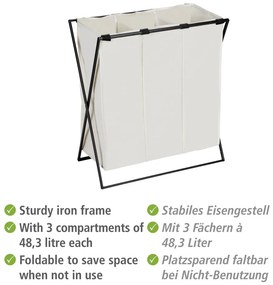 Coș de rufe din material textil 145 l Trio – Wenko