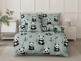 Lenjerie de pat din microfibra PANDA RELAX mentolove Dimensiune lenjerie de pat: 70 x 90 cm | 140 x 200 cm