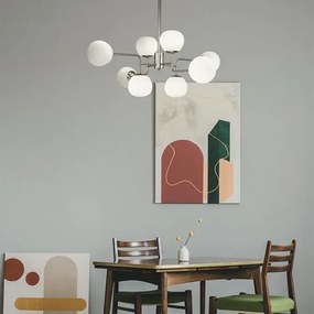 Lustră pe tijă Maytoni MOD221-PL-08-N ERICH 8xE14/40W/230V crom