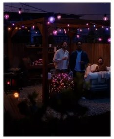 Philips Hue FESTAVIA - Ghirlandă LED RGBW pentru exterior, 10 x LED, 7 m, IP65, cu intensitate reglabilă