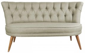 Canapea 2 Locuri, Lemn Solid, Richland Loveseat, Gri