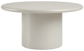 Măsuță de cafea crem rotundă ø 80 cm Nagano – House Nordic