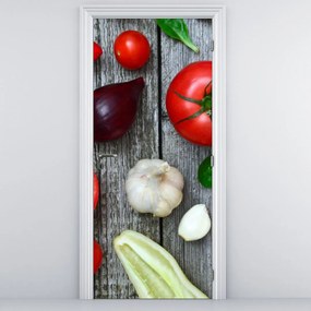 Fototapet pentru ușă - Legume (95x205cm)