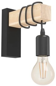 Eglo 32917 - Aplică perete TOWNSHEND 1xE27/10W/230V