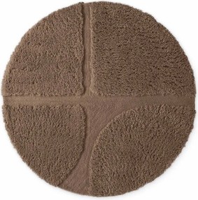 Covor maro țesut manual rotund ø 200 cm Lambeth Jasper – Ted Baker