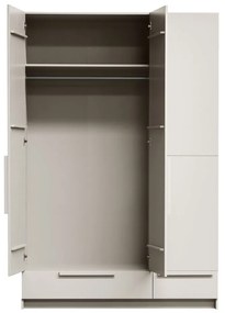 Dulap modular crem din lemn de pin 142x215 cm Pure – WOOOD