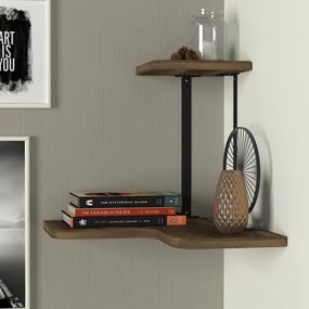 Etajeră de colț AGORA 33,8x38,5 cm maro