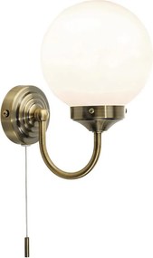 Där Lighting BAR0775 - Aplica de perete pentru baie BARCLAY 1xE14/40W/230V IP44 alamă