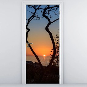 Fototapet pentru ușă - Apus de soare (95x205cm)