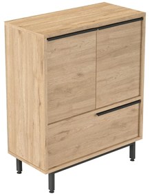 Dulap cu rafturi Bulelo 3 (nuc). 1094294