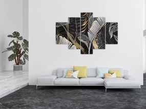 Tablou - Jungla de aur (150x105 cm)