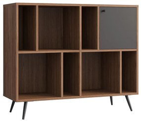 Biblioteca din MDF 118x40x76 cm maro/gri