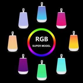 Lampă LED RGB dimabilă de masă FRANCO LED/2W/5V 3000K Rabalux 76019