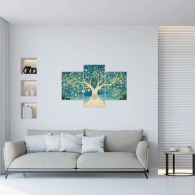 Tablou – Arbore magic cu spirale (90x60 cm)