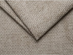 Pat matrimonial bej tapițat fără tăblie 160x200 cm Whale – Micadoni