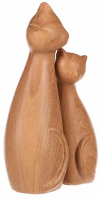 Decorațiuni Pisici, 11 x 6 x 17 cm, set de 2bucăți, poliresină