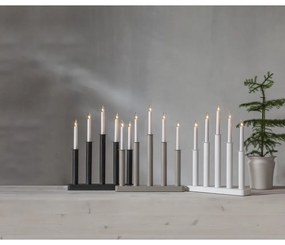 Decorațiune luminoasă de Crăciun albă Plate – Star Trading