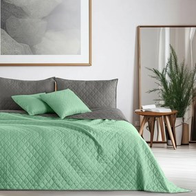 DecoKing Cuvertură pentru pat Axel mentă/oțel, 170x 210 cm, 170 x 210 cm