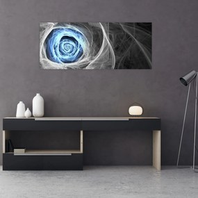 Tablou - Abstract Rose Blue (120x50 cm)