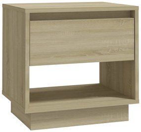 809518 vidaXL Noptieră, stejar sonoma, 45x34x44 cm, PAL