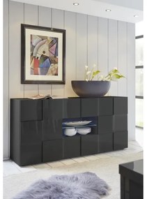 Comodă SERIAN antracit