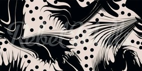 Fototapet, Modern Graphic, Graphite, Rebel Walls