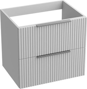 Dulap baza suspendat Rune Ivar 2 sertare 60 cm alb mat
