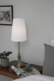 Markslöjd 108969 - Lampă de masă NOBLE 1xE14/40W/230V 56 cm albă/alamă
