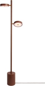 Lampadar LED din lemn de frasin maro Okinawa