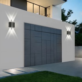 Brilagi - Aplica de exterior FLAREBOX LED/4W/230V neagră IP65