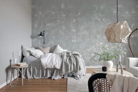 Tapet Soft Chinoiserie, Gray, Rebel Walls