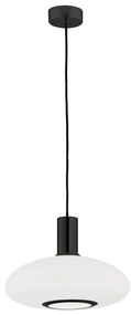 Lustra / Pendul design modern SAGUNTO 30cm, negru