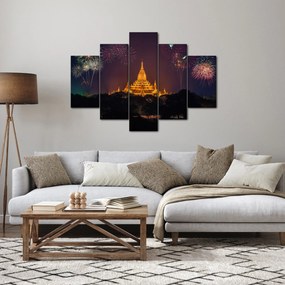 Tablou cu artificii în Asia (150x105 cm)