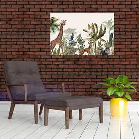 Tablou - Locuitorii africii (90x60 cm)