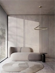 Lustra LED suspendata design minimalist TILIA moca coffee