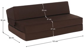 Fotoliu extensibil Viajado (maro închis) . 1116543