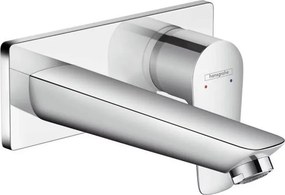 Baterie lavoar incastrata Hansgrohe Talis E crom lucios pipa 17 cm