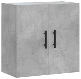 vidaXL Dulap de perete, gri beton, 60x31x60 cm, lemn compozit
