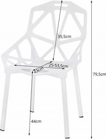 Set de masa 1 + 4, masa TESSA 120x60 cm neagra/decor stejar + scaun plastic negru ESSEN