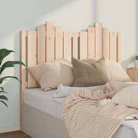 Tablie de pat, 126x4x110 cm, lemn masiv de pin 1, Maro, 126 x 4 x 110 cm